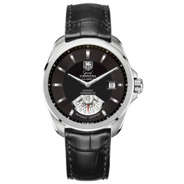 Horlogeband Tag Heuer WAV511A / WAV511B / FC6224 Krokodillenleer Zwart 20.5mm