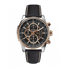 Horlogeband Guess X81007G2S Leder Zwart