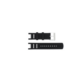 Horlogeband GC watches Y54002G2 / Y54002G2MF Silicoon Zwart 14mm