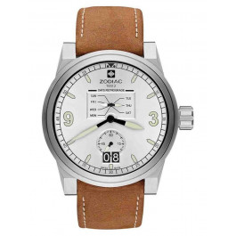 Horlogeband Zodiac ZO8564 Leder Cognac 24mm