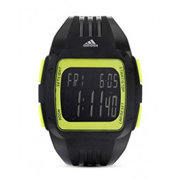 Horlogeband (Band + Kastcombinatie) Adidas adp3168 Kunststof/Plastic Zwart