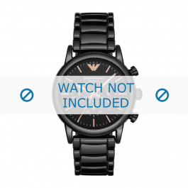 Horlogeband Armani AR1509 Keramiek Zwart 22mm