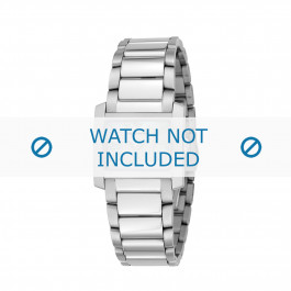 Armani horlogeband AR-5696 Staal Zilver 16mm 