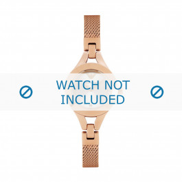 Horlogeband Armani AR7362 Roestvrij staal (RVS) Rosé 4mm