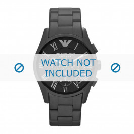 Horlogeband Armani AR1457 Keramiek Zwart 23mm