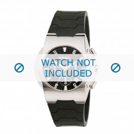 Breil horlogeband 2519773538 Rubber Zwart