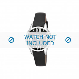 Horlogeband Breil TW0780 / F660013745 Leder Zwart 16mm