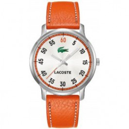 Horlogeband Lacoste 2000568 / LC-41-3-14-2199 Leder Oranje 20mm