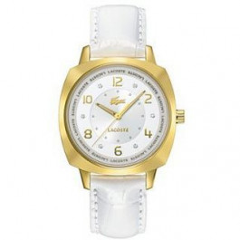 Horlogeband Lacoste 2000604 / LC-47-3-34-2234 Leder Wit 18mm
