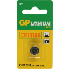 GP Knoopcel Batterij CR11108 / CR1/3N / DL1/3N / 2L76 - 3v
