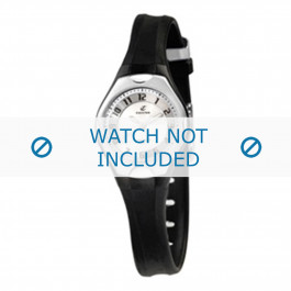 Horlogeband Calypso K5163-2 Rubber Zwart 8mm