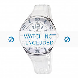 Horlogeband Calypso K5588/1 Rubber Wit 15mm