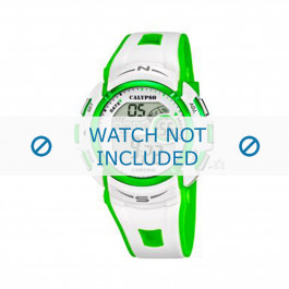 Horlogeband Calypso K5610-4 Rubber Wit 22mm