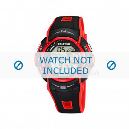 Horlogeband Calypso K5610-5 Rubber Zwart 22mm