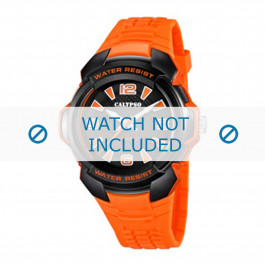 Horlogeband Calypso K5635-2 Rubber Oranje 20mm