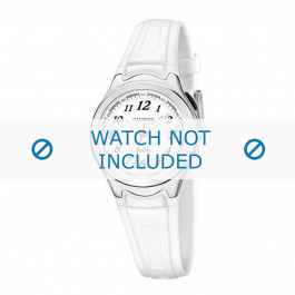 Horlogeband Calypso K6067-1 Kunststof/Plastic Wit 7mm