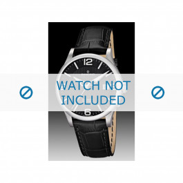 Horlogeband Candino C4494 Leder Zwart 20mm