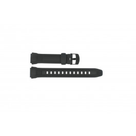 Horlogeband Casio W-212H / 10300101 Kunststof/Plastic Zwart 18mm