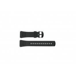 Horlogeband Casio DBC-32C-1BW Kunststof/Plastic Zwart 22mm