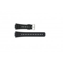 Horlogeband Casio DW-5000SL-1 / W-5600 / DW-5700 / DW-5750E Kunststof/Plastic Zwart 16mm