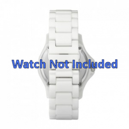 Fossil horlogeband CE1010 Keramiek Wit 20mm