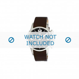 Dolce & Gabbana horlogeband 2519774184 Leder Donkerbruin
