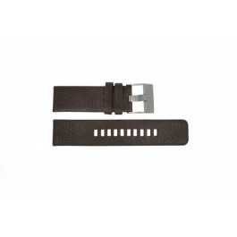 Horlogeband Diesel DZ1467 / Screw+Springbar Leder Bruin 24mm