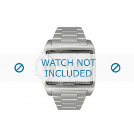 Diesel horlogeband DZ1315 Roestvrij staal (RVS) Zilver 29mm