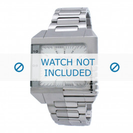 Diesel horlogeband DZ1398 Roestvrij staal (RVS) Zilver 26mm