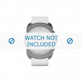 Diesel horlogeband DZ1450 Silicoon Wit 26mm