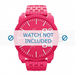 Horlogeband Diesel DZ1573 Kunststof/Plastic Roze 28mm