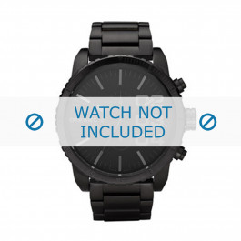 Diesel horlogeband DZ4207 Staal Zwart 26mm