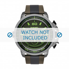 Horlogeband Diesel DZ4407 Leder Bruin 24mm