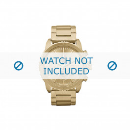 Diesel horlogeband DZ5302 Staal Goud 22mm