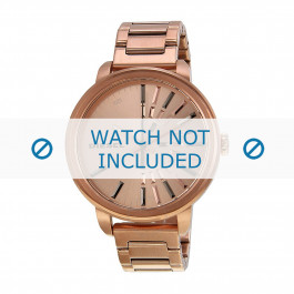 Diesel horlogeband DZ5418 Staal Rosé 18mm