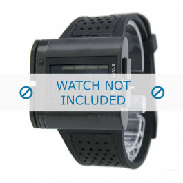 Diesel horlogeband DZ7145 Silicoon Zwart 26mm
