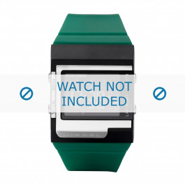 Diesel horlogeband DZ7212 Silicoon Groen 23mm