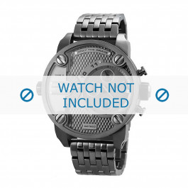Horlogeband Diesel DZ7263 Staal Antracietgrijs 24mm