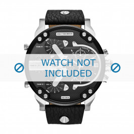 Horlogeband Diesel DZ7313 Leder Zwart 28mm