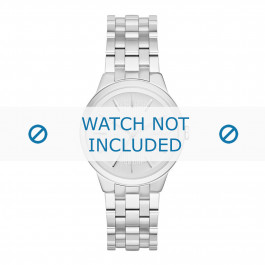 DKNY horlogeband NY2381 Staal Zilver 17mm