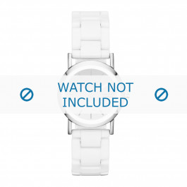 Horlogeband DKNY NY8895 Keramiek Wit 16mm