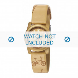 Esprit horlogeband ES000FA4-40TAU / 000FA4045 Leder Taupe