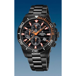 Horlogeband Festina F20365 Staal Zwart