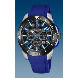 Horlogeband Festina F20642/1 Rubber Blauw