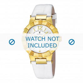 Horlogeband Festina F16735-1 Leder Wit 10mm