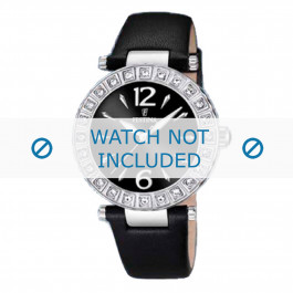 Festina horlogeband F16645-4 Leder Zwart