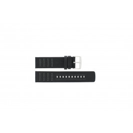 Horlogeband Fossil CH2493 / CH2494 Leder Zwart 22mm