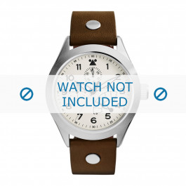Fossil horlogeband CH2938 Leder Bruin 22mm