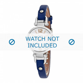 Horlogeband Fossil ES4001 Leder Blauw 8mm