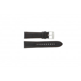 Fossil horlogeband FS4672 Leder Zwart 22mm + standaard stiksel